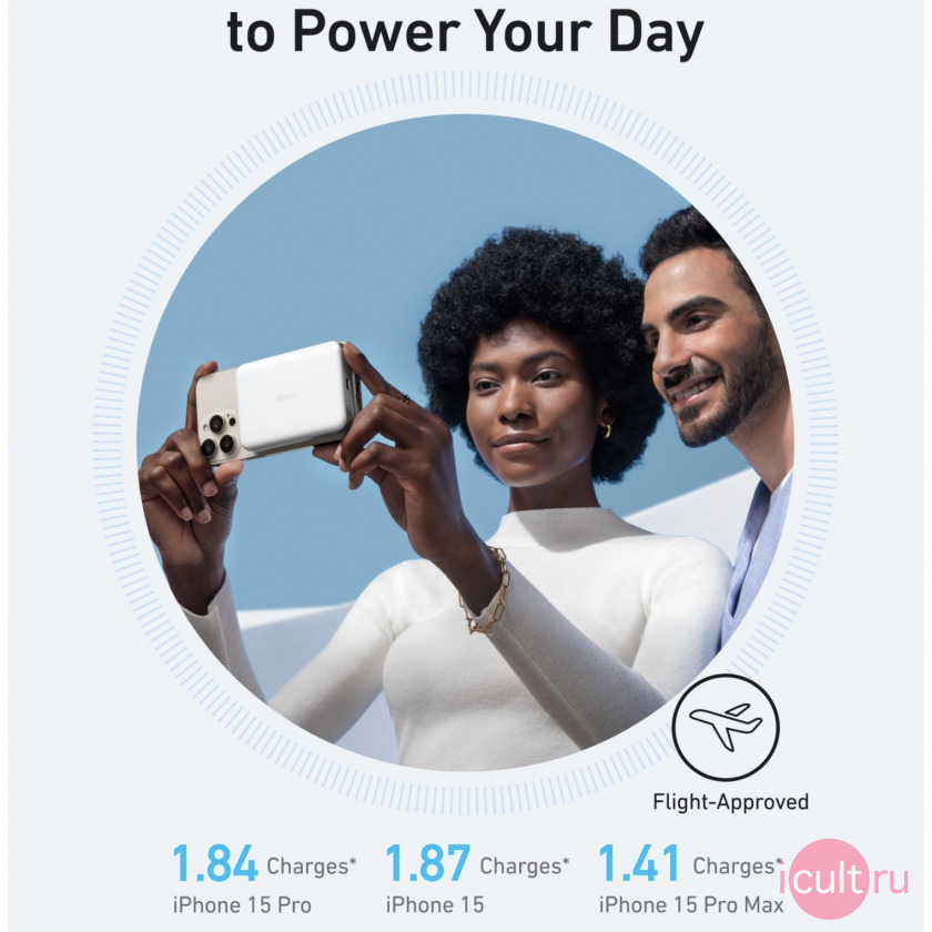 Anker MagGo Power Bank (10K, Slim) c Ultra-Fast 15W Wireless Charging  