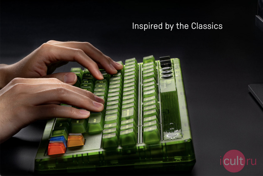 8BitDo Retro 87 Mechanical Keyboard green  