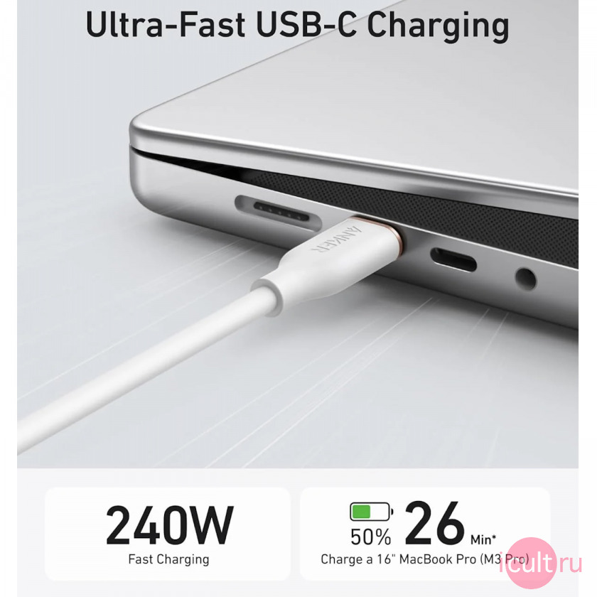 Anker Power Line 3 Flow 240W USB-C to USB-C     