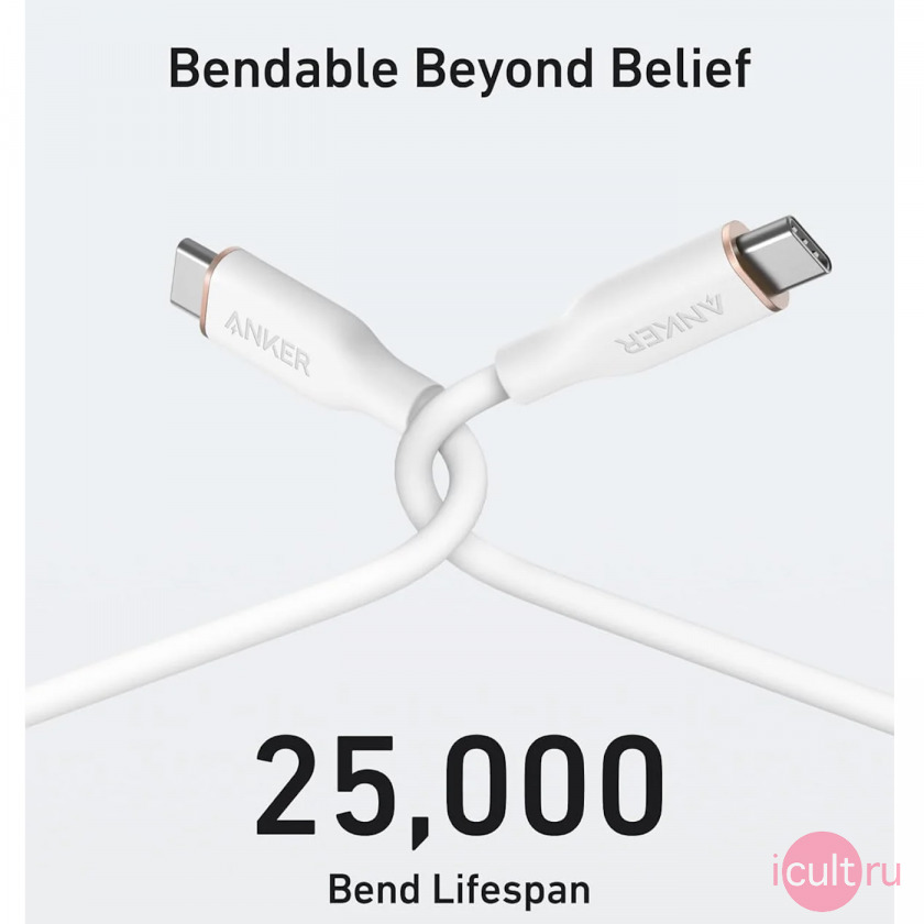  Anker 643 USB-C to USB-C Cable (Flow, Silicone) 25000 