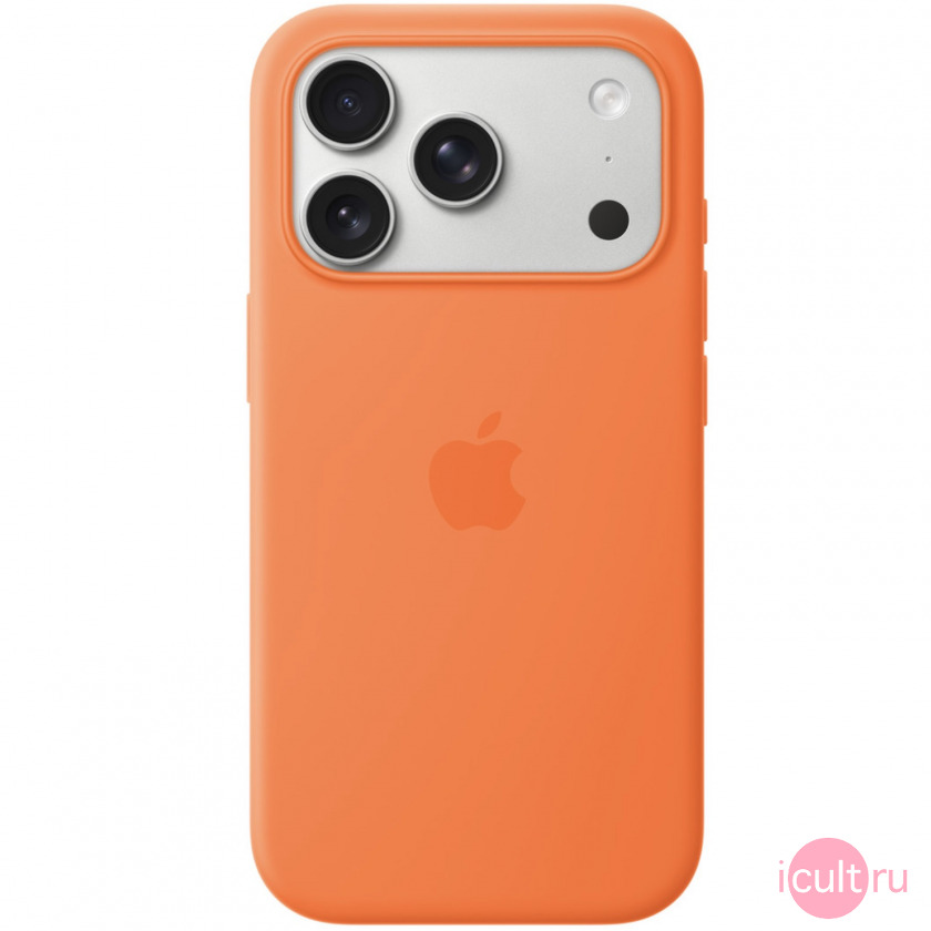 iPhone 17 Pro Max Silicone Case with MagSafe Orange