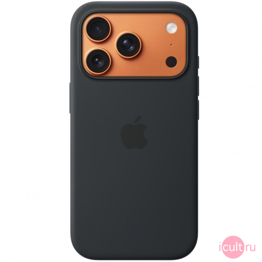 iPhone 17 Pro Max Silicone Case with MagSafe Black