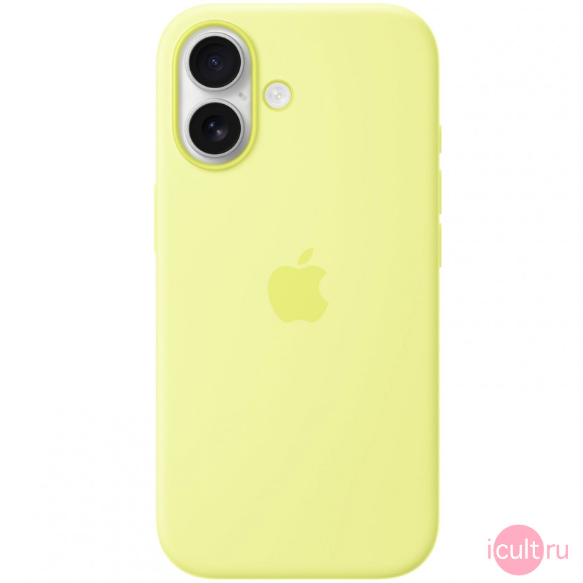 iPhone 17 Silicone Case with MagSafe Neon Yellow 