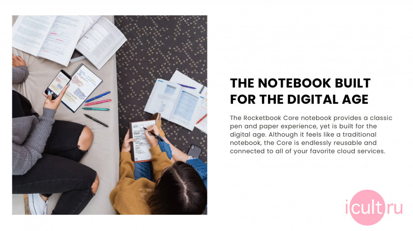 Rocketbook Core New Технологичный блокнот новой эпохи Rocketbook Core New Технологичный блокнот новой эпохи
