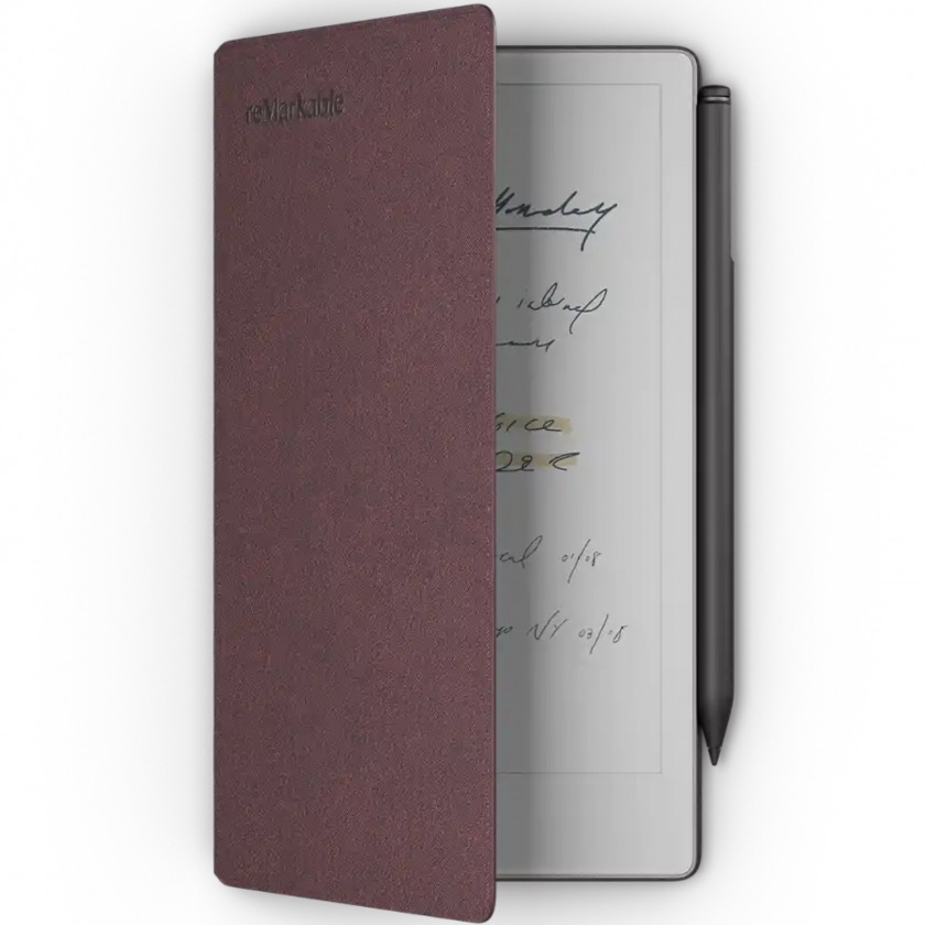 �����-������ reMarkable Book Folio Mosaic weave Color Burgundy ��� reMarkable Paper Pro Move ��������