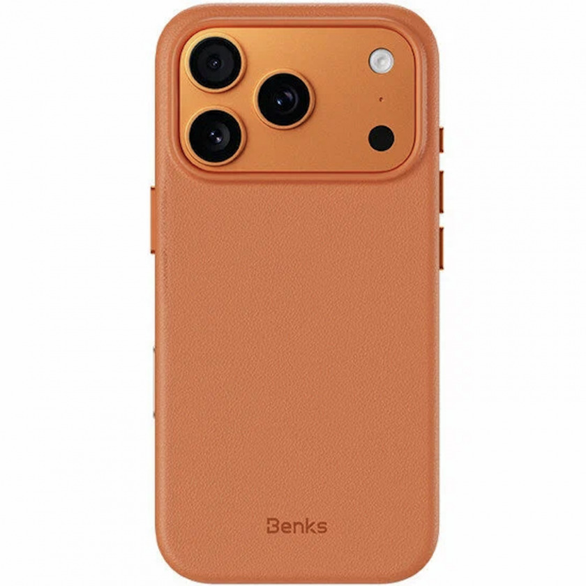 ����� Benks VitaPro Phone Case with MagSafe ��� iPhone 17 Pro Orange ��������� C.K.QY.AP.OR.A069