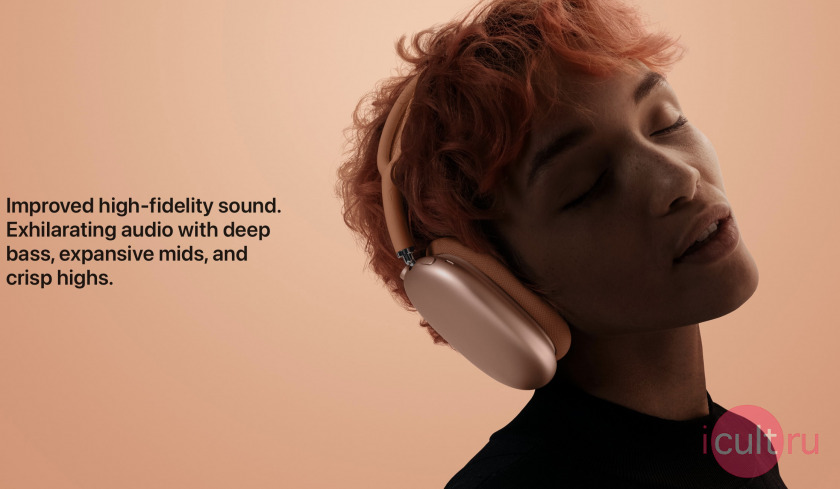 Airpods Max 2026 - Improved high-fidelity sound. Exhilarating audio with deep bass, expansive mids, and crisp highs.