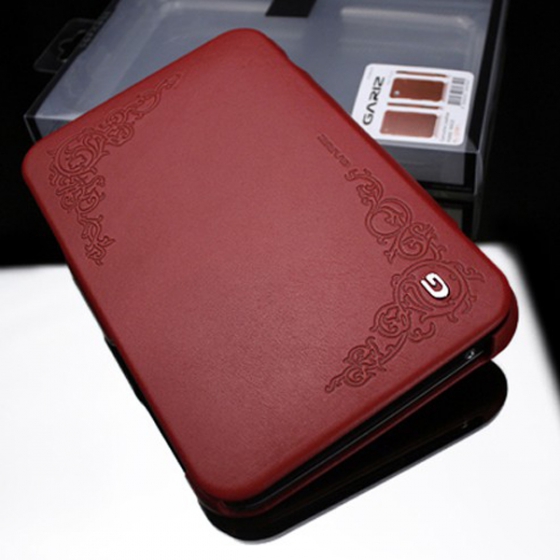 Кожаный флип-чехол SGP Gariz Edition Series Red для Samsung Galaxy Tab красный SGP07253