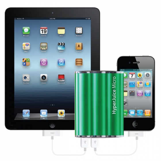 ����������� ����������� HyperJuice Micro External Battery Green 2.1A/2USB/3600mAh HJ36-GREEN