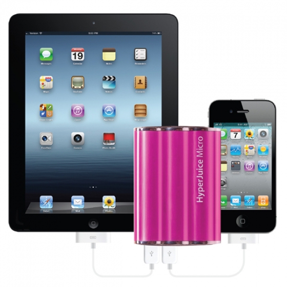 ����������� ����������� HyperJuice Micro External Battery Pink 2.1A/2USB/3600mAh HJ36-PINK