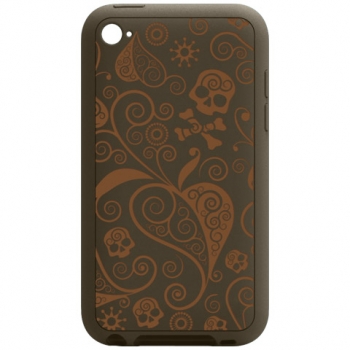 ����������� ����� Ozaki iCoat Silicone+ Brown ��� iPod Touch 4G ���������� IC872BR