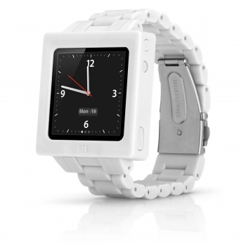      HEX Icon watch band white  iPod Nano 6G  HX1015-WHITE