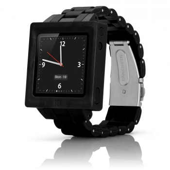      HEX Icon watch band black  iPod Nano 6G  HX1015-BLACK