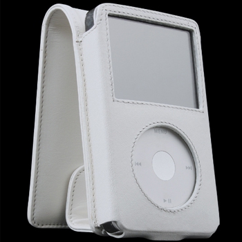 Кожаный чехол Sena Generation Premium Stand White для iPod Classic белый 151114