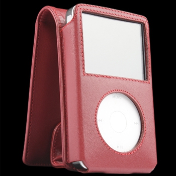 Кожаный чехол Sena Generation Premium Stand Red для iPod Сlassic красный 151106