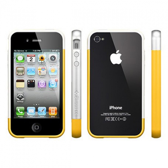 �����-������ SGP Linear EX Meteor Series Reventon Yellow ��� iPhone 4/4S ����� SGP08374
