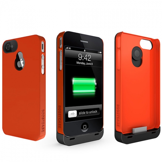     Boostcase Hybrid Two-Piece 1900mAh Red  iPhone 4/4S  003162