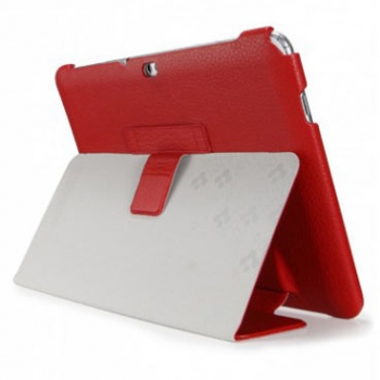 Кожаный чехол SGP Leather Case Stehen Series [Dante Red] для Samsung Galaxy Tab 10.1 красный SGP08077