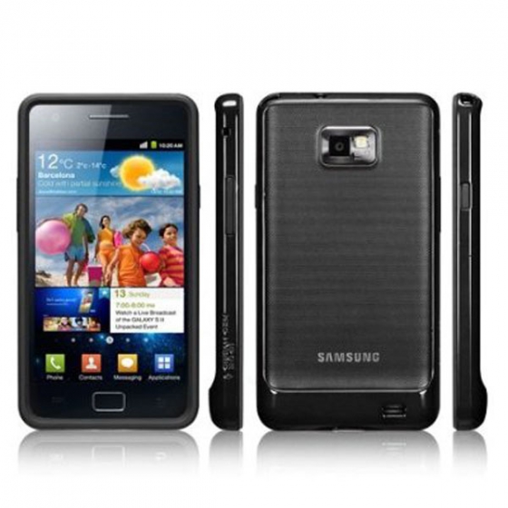  SGP Case Neo Hybrid EX Soul Black  Samsung Galaxy S II  SGP08096