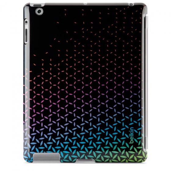Чехол-накладка Belkin Snap Shield Remix для new iPad черный F8N746cwC00