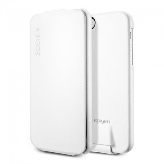  - SGP Leather Case Argos Series White  iPhone 5/SE  SGP09599