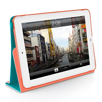 Чехол-подставка Macally Protective Case With Rotatable Stand Rose для iPad mini 1/2/3 розовый SSTANDRS-M1