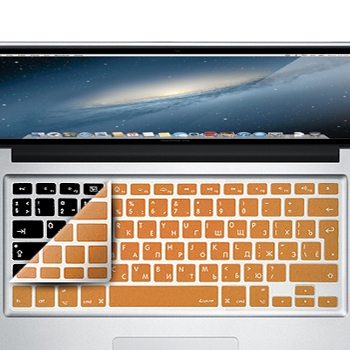 Накладка для клавиатуры MacBook Pro 13/15/17 RUS/ENG Luxa2 K1 Color Keyboard Protector Orange оранжевая LHA0072-H