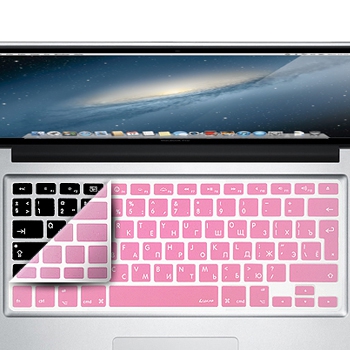 Накладка для клавиатуры MacBook Pro 13/15/17 RUS/ENG Luxa2 K1 Color Keyboard Protector Pink розовая LHA0072-G