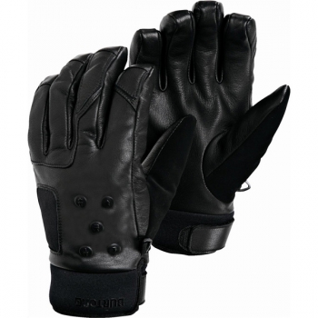 Эксклюзивные кожаные перчатки с дистанционным управлением Burton Mix Master Glove M True Black iPod/iPhone черные