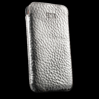 Кожаный чехол Sena Ultraslim Silver для iPhone 4/4S серебристый 156158