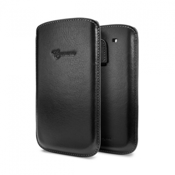   SGP Crumena Leather Pouch Series Black  Samsung Galaxy S3  SGP09180