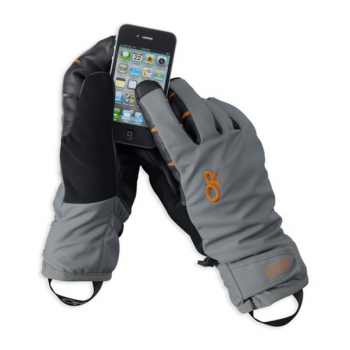 Эксклюзивные перчатки Outdoor Research Men&#039;s Stormsensor Gloves S Pewter для сенсорных устройств серые