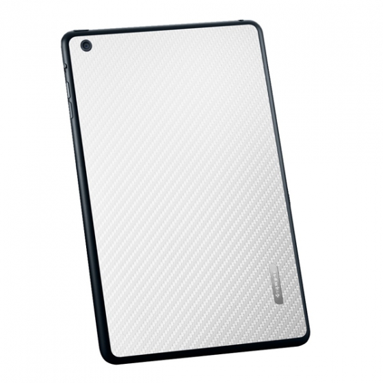 Декоративная пленка SGP Skin Guard Set Leather Carbon White для iPad mini 1/2/3 белый карбон SGP10067