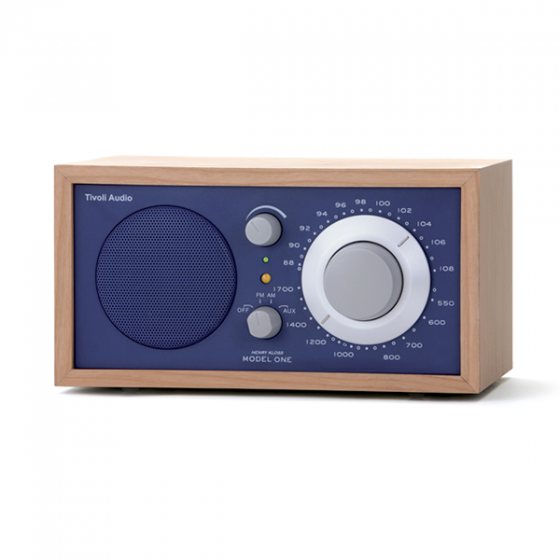 Акустическая система Tivoli Audio Model One Radio Cherry/Cobalt Blue бежевая/синяя