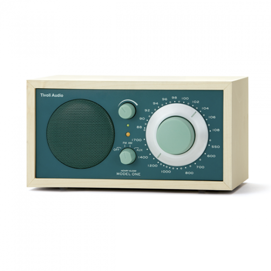 Акустическая система Tivoli Audio Model One Radio Maple/Hunter Green бежевая/зеленая