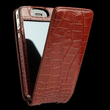 ������� ����-����� Sena Magnet Flipper Croco Tan ��� iPhone 4/4S ������� 163019