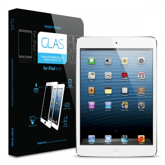 Защитное стекло SGP GLAS Protector Tempered Glass Series White для iPad mini 1/2/3 белое SGP10124