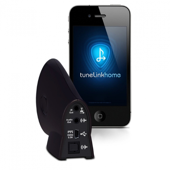   New Potato Technologies TuneLink Bluetooth Receiver and Universal Remote 1101-TLHMEA1