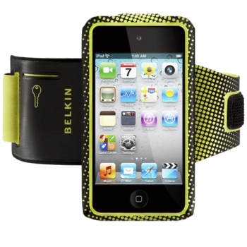 Black DLO Action Jacket Case with Armband for iPod touch 1G 