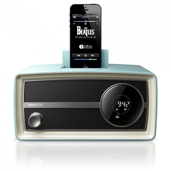   Philips Original Radio Mini Blue  iPod/iPhone  ORD2105B/12